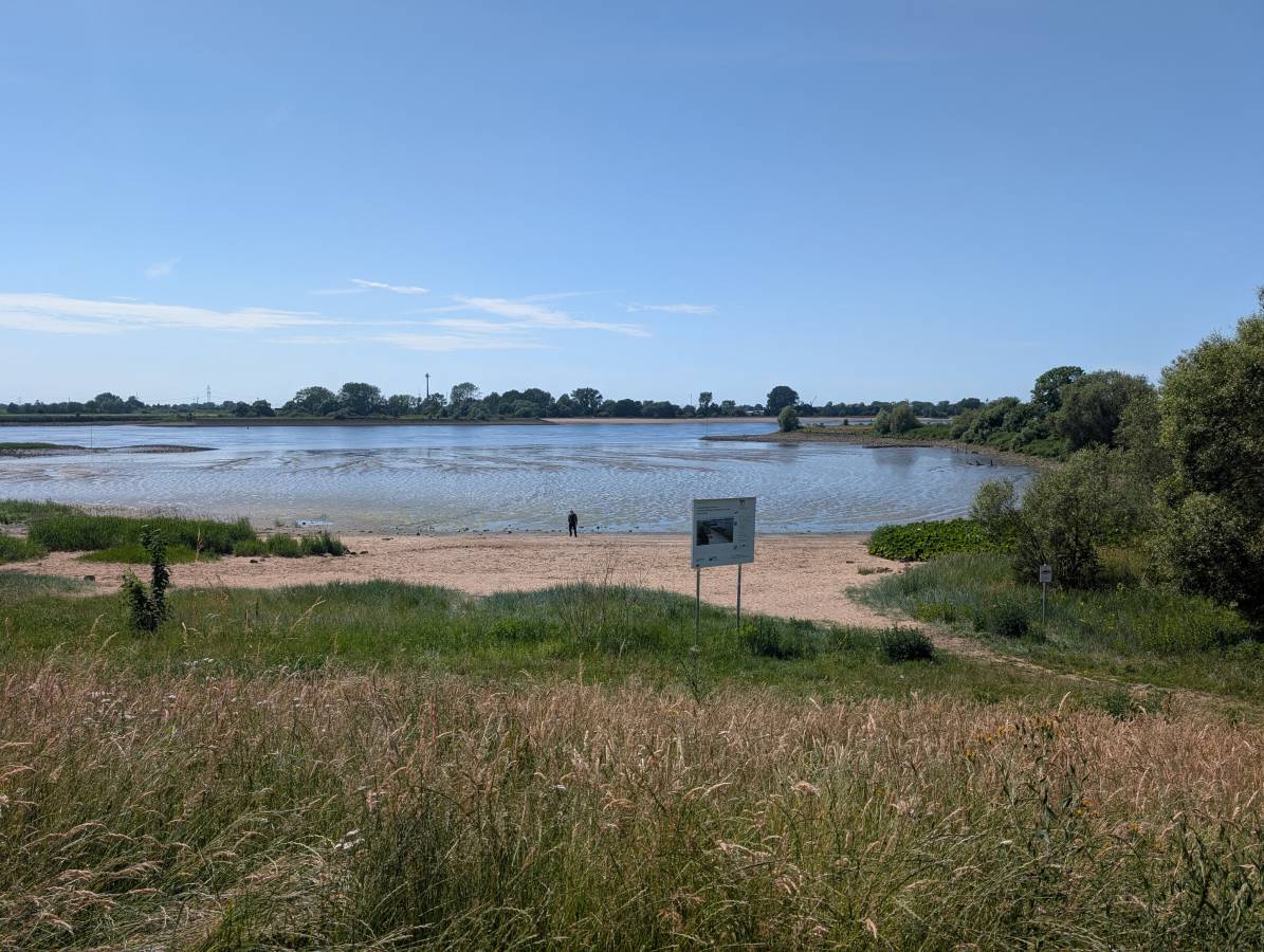 Weser vor dem Bunker